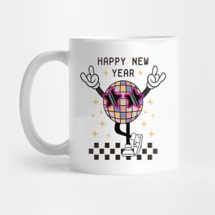 Happy New Year Disco Ball Mug